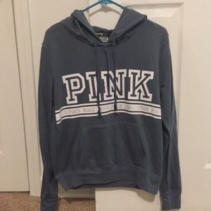 PINK Logo Blue Hoodie 💙